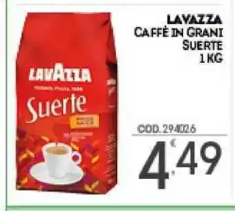 Eurocash Lavazza Caffè In Grani Suerte 1 kg offerta