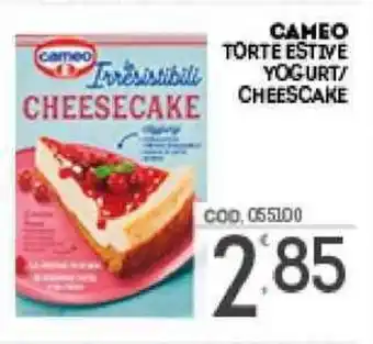 Eurocash Cameo Torte Estive Yogurt / Cheescake offerta
