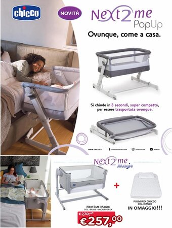 chicco Next2me Magic col. beige - Moon Grey