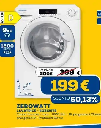Zerowatt lavatrice - eoz129te
