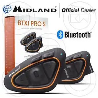 eBay Kit interfono bluetooth btx1 pro s 2022 twin coppia doppio hi-fi midland moto offerta