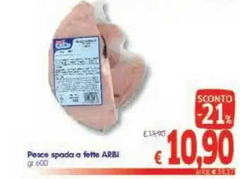 A&O Arbi Pesce spada offerta