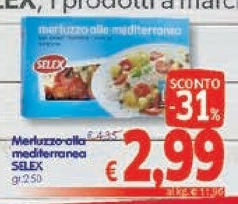 A&O Selex Filetti di merluzzo offerta