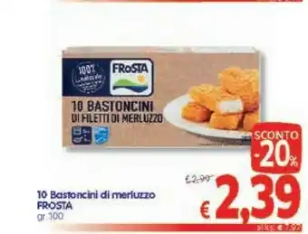 A&O Frosta Bastoncini di pesce offerta