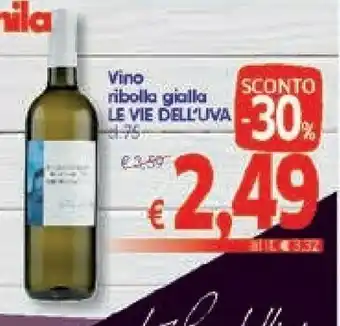 A&O Le vie dell'uva Vino Ribolla Gialla offerta