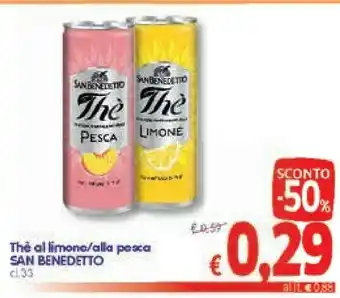 A&O San Benedetto Thè Al Limone 330 G(ml) offerta