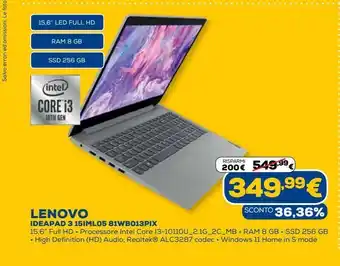 Lenovo ideapad 3 15iml05 81wb013pix