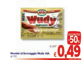 A&O Aia Wudy Formaggio 150 G(ml) offerta