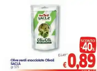 A&O Saclà Olive Verdi Snocciolate Olivoli offerta