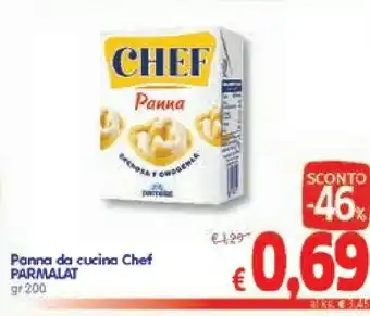 A&O Parmalat Panna Chef 200 G(ml) offerta