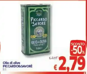 A&O Piccardo & savorè Olio Di Oliva 1000 G(ml) offerta