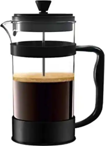 Kichly french press macchina caffe', macchina per espresso e te' con tripli filtri, vetro resistente al calore con stantuf...