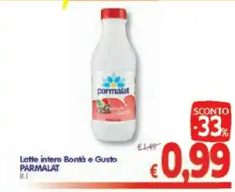 A&O Parmalat Latte Intero Bontà E Gusto 1000 G(ml) offerta