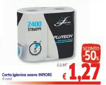 A&O Infiore Carta Igienica Soave offerta