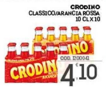 Eurocash Crodino Classico/Arancia Rossa 10 cl x 10 offerta