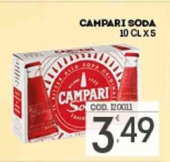 Eurocash Campari Soda 10 cl x 5 offerta