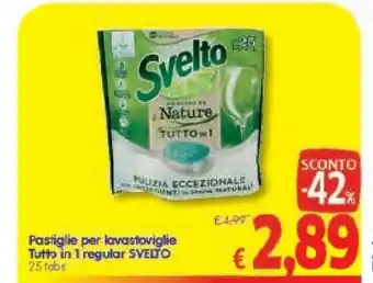 A&O Svelto Detersivo lavastoviglie offerta