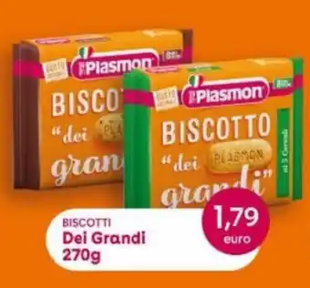 Ideal Bimbo Plasmon Biscotti Dei Grandi 270g offerta