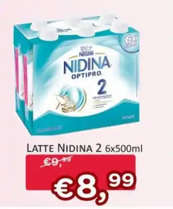 Ideal Bimbo Nestlé Nidina 2 Latte 6x500ml offerta