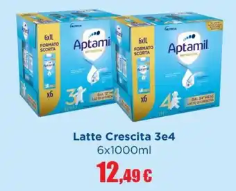 Aptamil Latte Crescita 3e4 6x1000ml