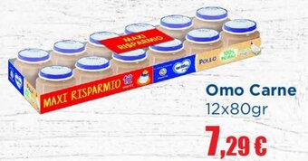 Ideal Bimbo Mellin Omo Carne 12x80gr offerta