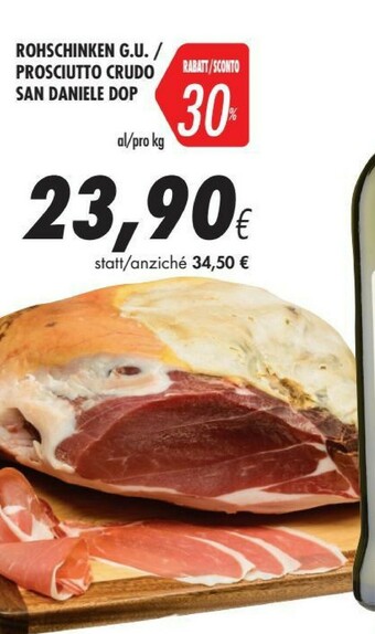 Coop San daniele Prosciutto San Daniele offerta