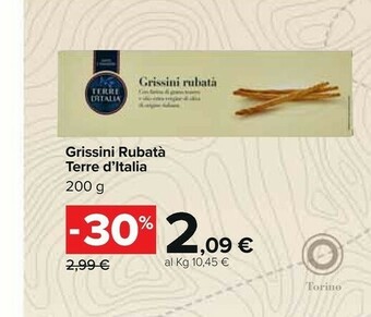 Carrefour Market Rubatà Grissini offerta