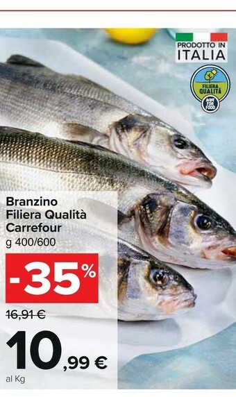 Carrefour Market Branzino offerta