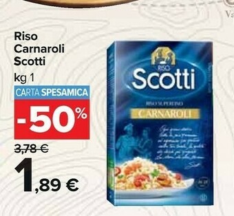 Carrefour Market Scotti Riso offerta