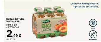 Carrefour Market Valfrutta Succhi di frutta offerta