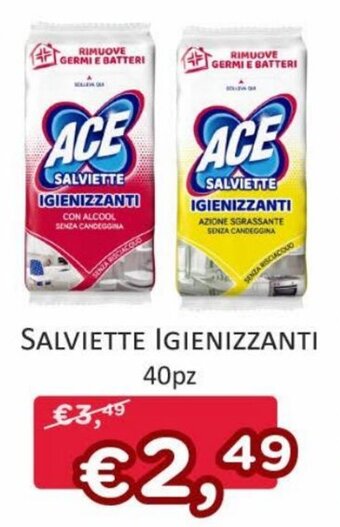 Ideal Bimbo Ace Salviette Igienizzanti 40pz offerta