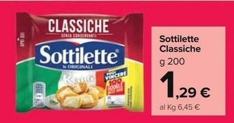 Carrefour Market Sottilette offerta