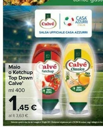 Carrefour Market Calvè Salsa offerta