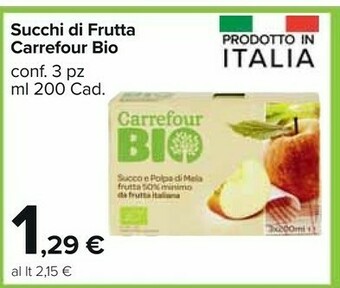Carrefour Market Succhi di frutta offerta