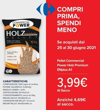 Carrefour Market Misura Pellet offerta