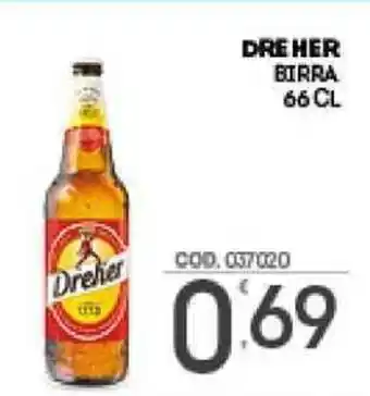 Eurocash Dreher Birra 66 cl offerta