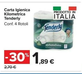 Carrefour Market Tenderly Carta igienica offerta