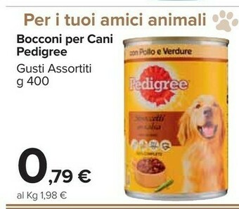 Carrefour Market Pedigree Cibo per cani offerta