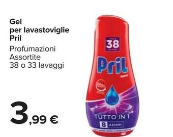 Carrefour Market Pril Detersivo lavastoviglie offerta