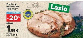 Carrefour Porchetta offerta