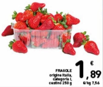 Spazio Conad Fragole 250 g offerta
