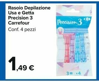 Carrefour Rasoio offerta