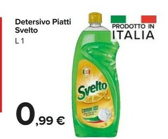 Carrefour Svelto Detersivo piatti offerta
