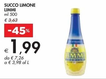 Succo limone limmi ml 500