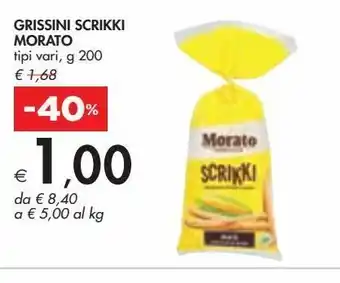 Bennet Grissini scrikki morato tipi vari, g 200 offerta