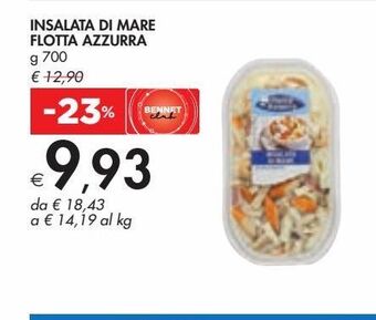 Bennet Insalata di mare flotta azzurra g 700 offerta
