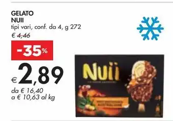 Bennet Gelato nuii tipi vari, conf. da 4, g 272 offerta