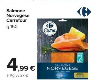 Carrefour Salmone affumicato offerta