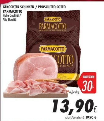 Coop Parmacotto Prosciutto cotto offerta