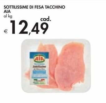 Bennet Sottilissime di fesa tacchino aia al kg offerta